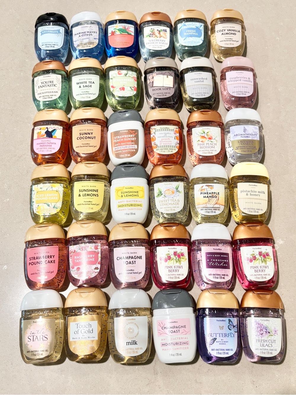 Bath & Body Works PocketBac 36 Piece Rare Bundle Lot New
